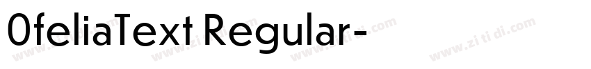 0feliaText Regular字体转换